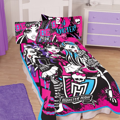 Одеяло из флиса (2-й вариант) - Monster High