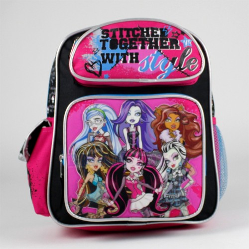 Рюкзак Stitched Pink (1-3 класс) - Monster High
