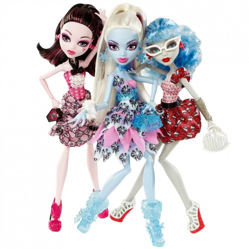 Набор кукол (Дракулаура, Эбби Боминейбл и Гулия Йелпс) - Monster High